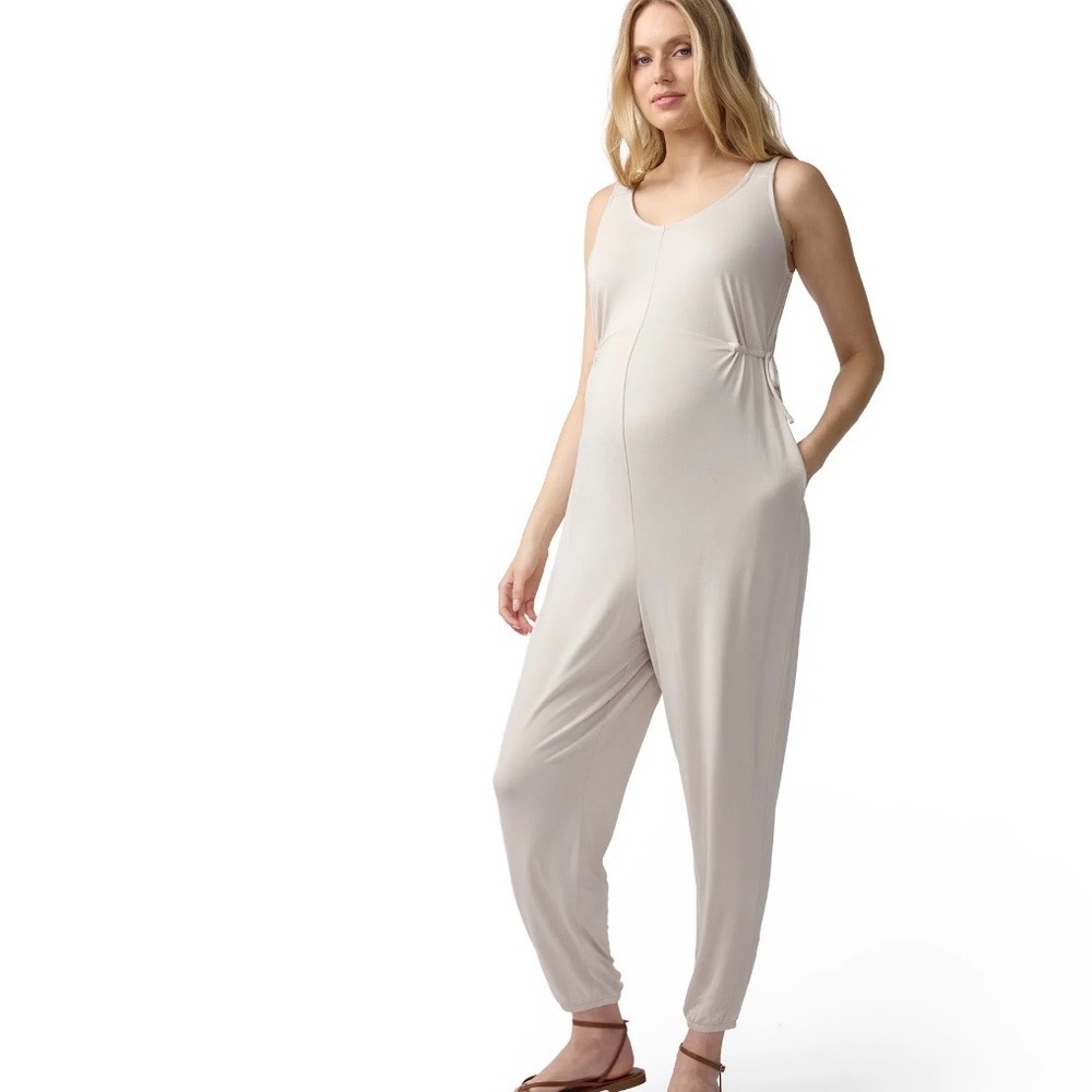 Women's Cream Jumpsuit
